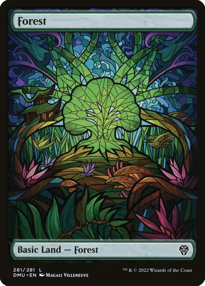 MTG Forest Full Art - Dominaria United #281 | eBay