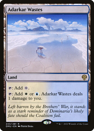 日)アダーカー荒原 / Adarkar Wastes【5ED】 No.410｜MtG通販