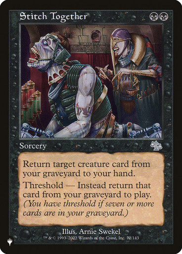 Stitch Together (Judgment) | Mystery Booster / The List | Star