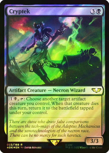 Cryptek (Surge Foil) | Warhammer 40,000 Commander - Surge Foil | Star ...