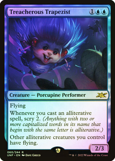Treacherous Trapezist | Unfinity | Star City Games