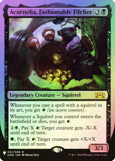 MTG  Camel 英語版 MTG Camel 英語版 Chatterfang, Squirrel General (Borderless