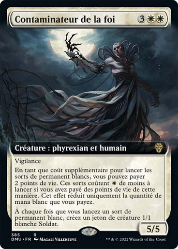 2021 Magic: The Gathering Duress アートフォイル Duress (JP Alternate Art) (Foil Etched) - Strixhaven: Mystical