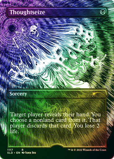 思案　FOIL 4枚セット SecretLair 英語　MTG 豪華ラッピング無料 シークレットライアーfoil】思案 英語