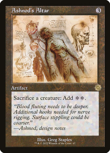mtg serialized cards brothers war Astral Cornucopia #078/500 Retro Artifacts schematic serial number