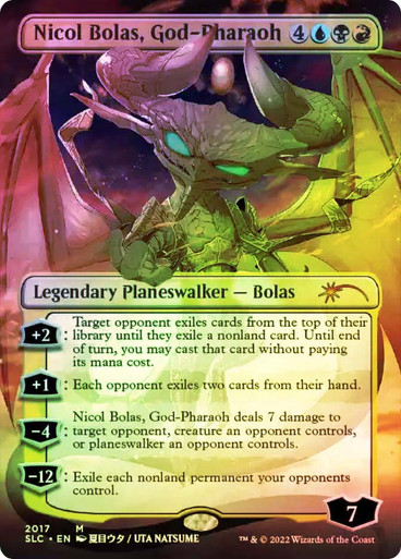 Nicol Bolas, God-Pharaoh (Secret Lair Countdown) (Borderless