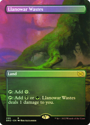 MTG【Foil/中】ラノワールの荒原/Llanowar Wastes[APC] APC【ラノワールの荒原】英語 旧枠Foilの通販 ノリー