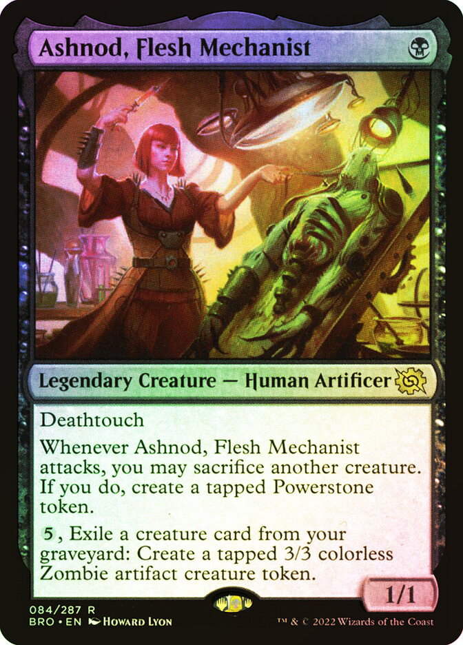 MTG FOIL Ashnod, Flesh Mechanist - The Brothers' War #084 | eBay