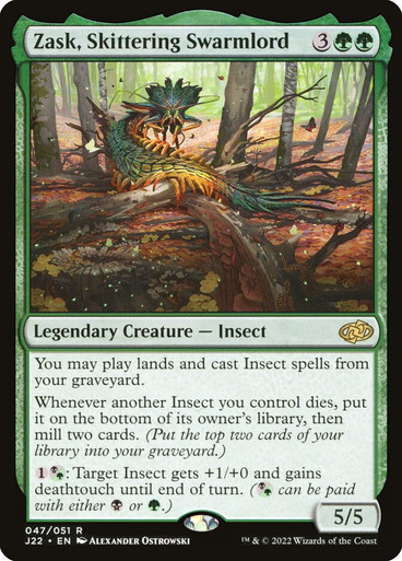 さ*)様 MTG lworker 英語版 ZaskSkitteringSwarmlord__41336