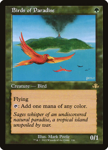 Birds of Paradise (Retro Frame) | Dominaria Remastered - Retro 