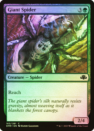 4 x FOIL Giant Spider MTG Dominaria Remastered NM Magic PLAYSET