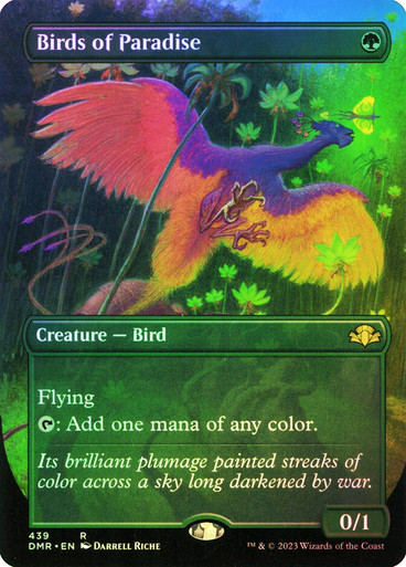 Birds of Paradise (Borderless) | Dominaria Remastered - Borderless 