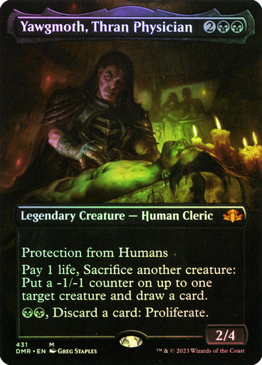 Yawgmoth, Thran Physician (Borderless) | Dominaria Remastered 