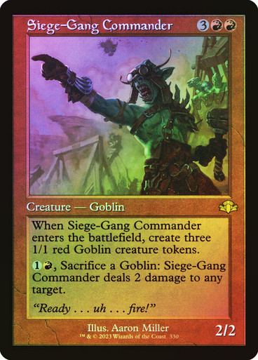 Siege-Gang Commander | Dominaria Remastered | Star City Games