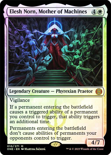 マジック：ザ・ギャザリング Elesh Norn, Mother of Machines Foil Elesh Norn, Mother of Machines (#415) (Borderless