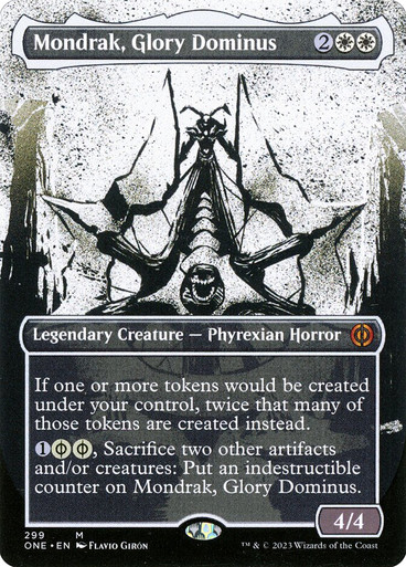 Mondrak, Glory Dominus S&C・Foil Mondrak, Glory Dominus (#299) (Showcase) | Phyrexia: All
