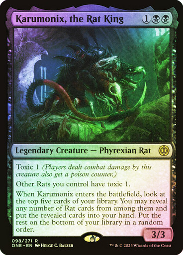 Karumonix, the Rat King | Phyrexia: All Will Be One | Star City Games Karumonix, the Rat King | Phyrexia: All Will Be One | Star City Games