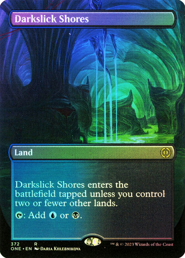 Darkslick Shores 闇滑りの岸 初版foil NM 2枚セット Darkslick Shores | Phyrexia: All Will Be One | Star City Games