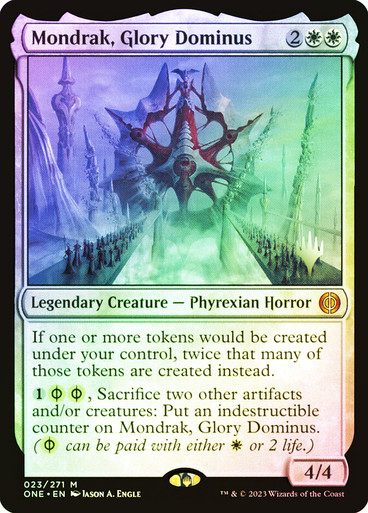 Mondrak, Glory Dominus (Promo Pack) (Phyrexia: All Will Be