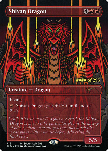 MTG REVISED Edition Red Creatures Vintage Legacy Shivan