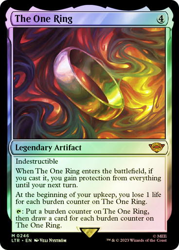 mtg 1 of 1 ring card Necromentia [Core Set 2021] main image 1