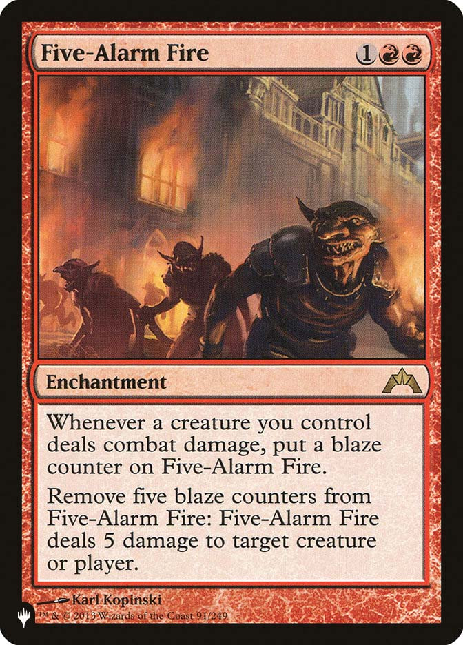 MTG Five-Alarm Fire - Mystery Booster / The List #091 | eBay