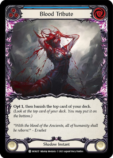 Blood Tribute (Blue) | Monarch (1st Edition) | Star City Games