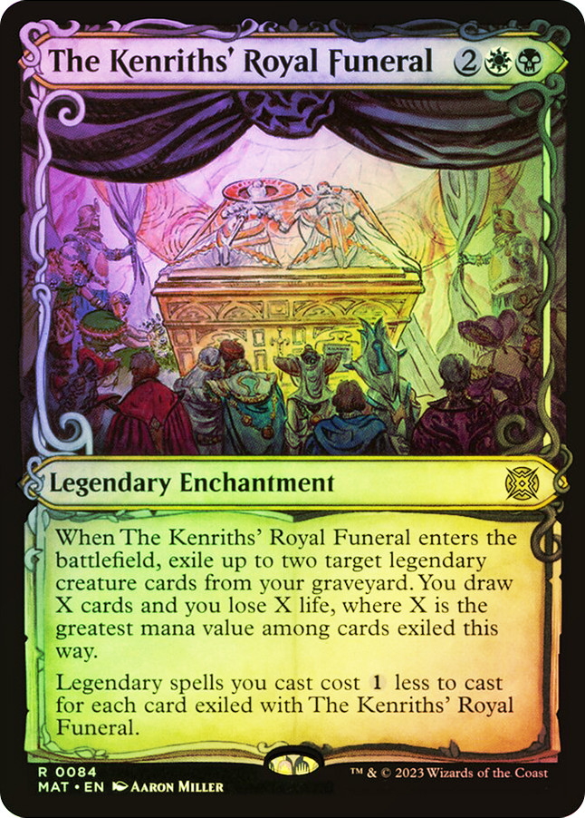 MTG FOIL The Kenriths' Royal Funeral Showcase - March of the
