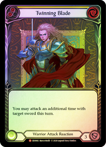【FaB】Twinning Blade 1st 英語版 RF Twinning Blade | Crucible of War (1st Edition) | Star City Games