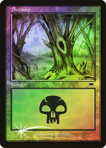 MTG foil 英語版 沼 Swamp Avon 0003 SLP ② Swamp339__