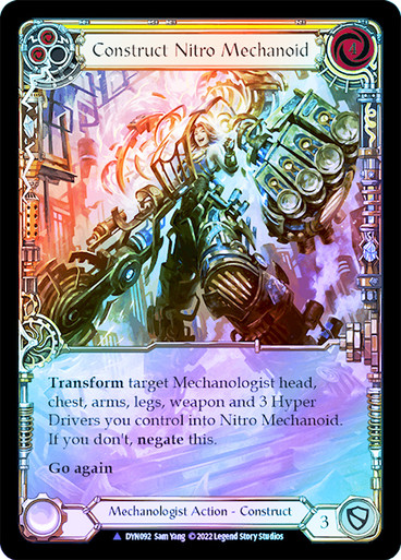 Construct Nitro Mechanoid // Nitro Mechanoid | Dynasty | Star City