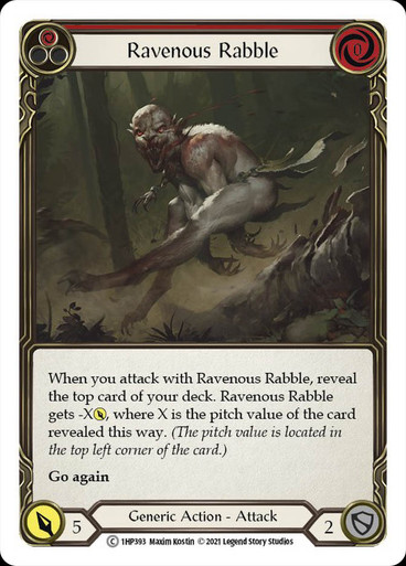 Ravenous Rabble (Red) (Extended Art)3枚 Ravenous Rabble (Red) | History Pack 1 | Star City Games