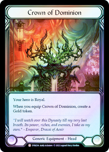 その他 Flesh and Blood Crown of Dominion CF FaB crown-of-dominion__42929.