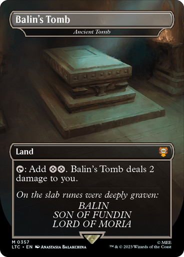 Ancient Tomb マジック：ザ・ギャザリング Ancient Tomb (Balin's Tomb) | The Lord of the Rings Commander