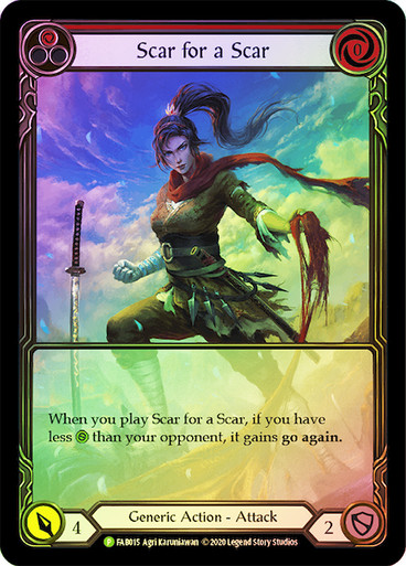 FAB SCAR FOR A SCAR PT横浜2026 限定プレイマット Pro Tour Playmat - Scar for a Scar - Flesh and Blood Playmats