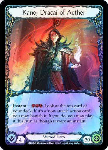 Flesh and Blood For the Dracai EA プロモ Kano, Dracai of Aether (Road to Nationals) (Extended Art