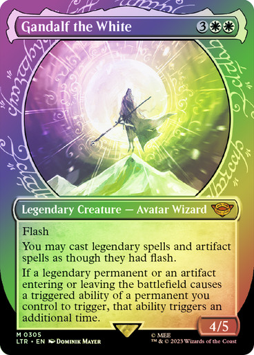 mtg gandalf the white commander deck LotR DOUBLE TRIGGERS Magic Custom you draw a card What are must-have cards for