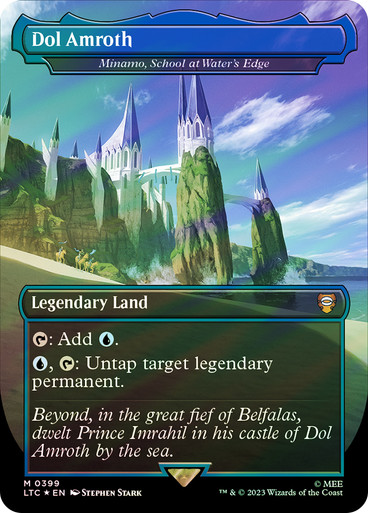 MTG ドル・アムロス　拡張　FOIL 水辺の学舎、水面院 EX+]水辺の学舎、水面院/Minamo, School at Water's Edge《日本