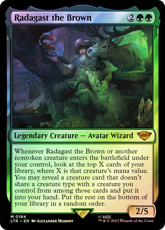 MTG FOIL Radagast the Brown - The Lord of the Rings #184 | eBay