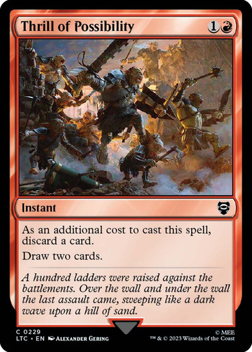 mtg cards like thrill of possibility Magic The Gathering - Core Set 2021 - Draw two cards. Thrill of Possibility | Strixhaven