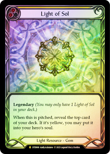 【FaB】Figment of Ravages & Light of Sol Light of Sol - - Dusk Til Dawn - Flesh & Blood TCG - FaB Foundry