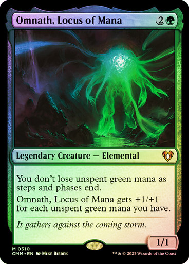 Ultra PRO: Standard 100ct Sleeves - Commander Masters (Omnath, Locus of Mana) main image 1