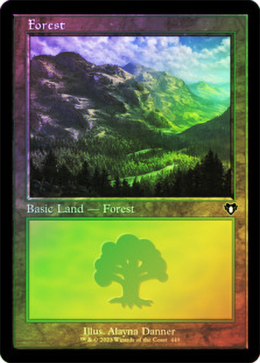 Forest (#449) (Retro Frame) | Commander Masters - Retro