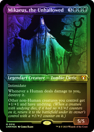Mikaeus, the Unhallowed (Foil Etched) [Commander Masters] Mikaeus, the  Unhallowed (Foil Etched) | Commander Masters - Alternate ...