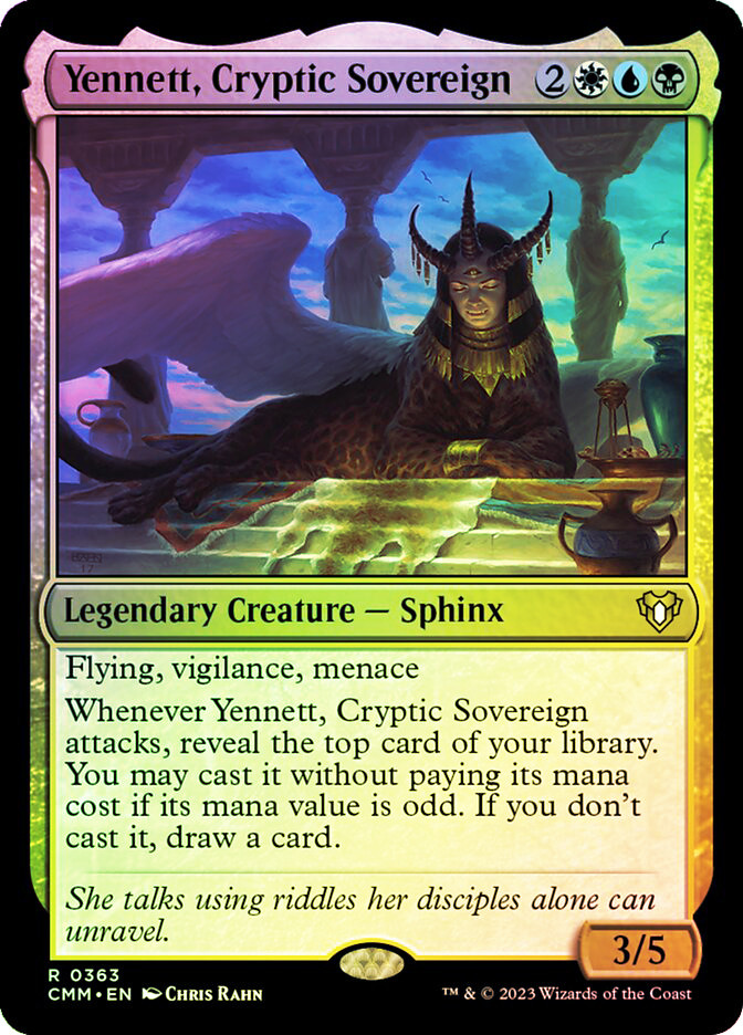 MTG FOIL Yennett, Cryptic Sovereign - Commander Masters #363 | eBay