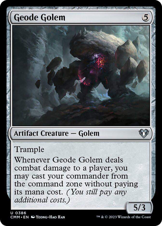 golem deck mtg commander Geode [Commander 2018]  TokenMTG you may cast your commander from the command zone without paying its mana cost. Composite Golem (Card) | EDHREC