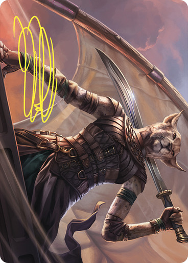 Mirri, Weatherlight Duelist Art Card} (Signed) | Art Series