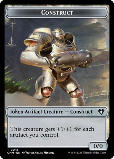 MTG The Fantasticar & Constructトークン4枚セット MTG
