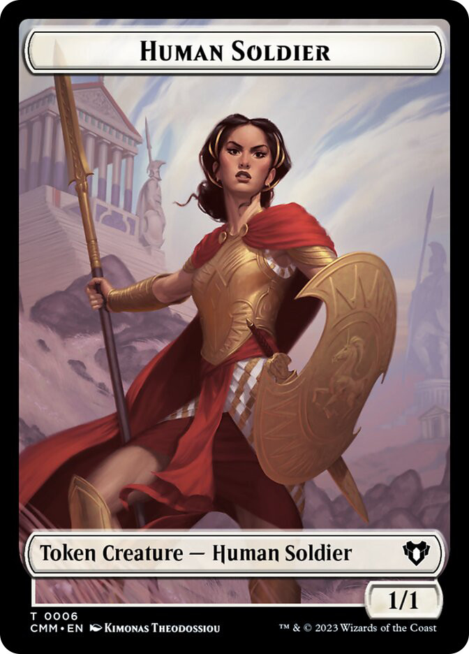 Human Soldier Token [Commander Masters Tokens] Near Mint