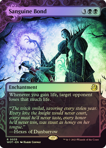 Sanguine Bond (0208) – Non-Foil Rare MTG Card From LOTR Commander, Near Mint Condition